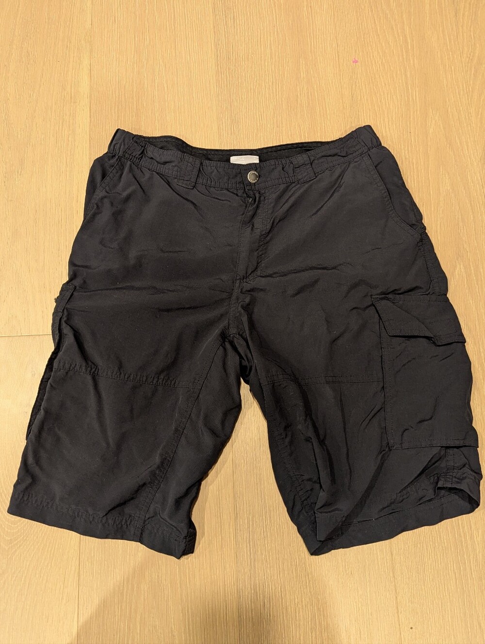 Women's Black Cargo Shorts